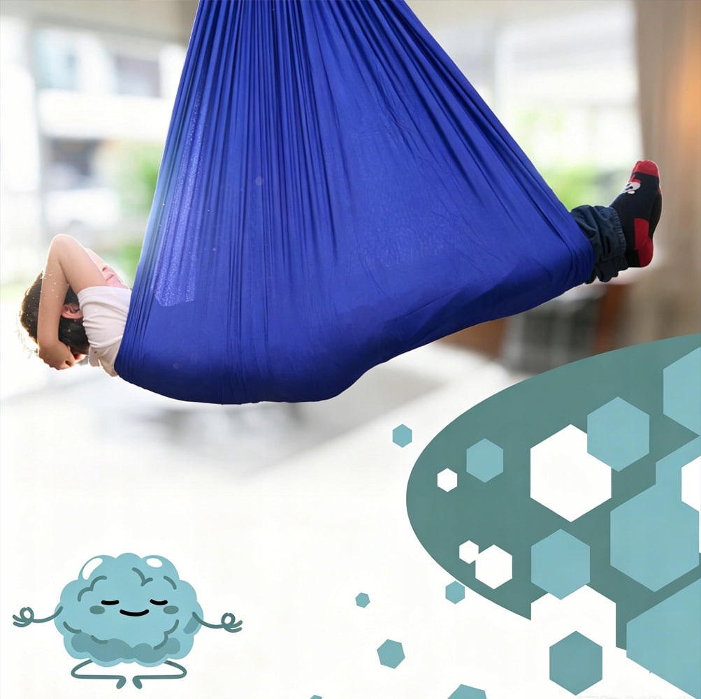 SENSORY ACROBATIC SWING FOR CHILDREN SCARF AERIAL 280X150 CM Kind hammock
