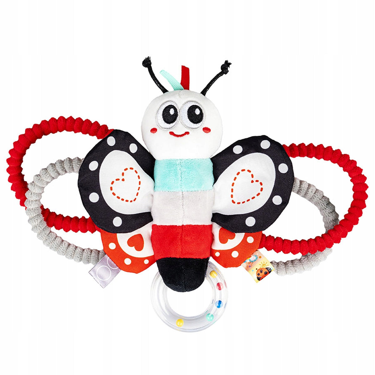 SENSORY BUTTERFLY ANTEK BELL BALIBAZOO RATTLE VARIOUS TEXTURES 0+
