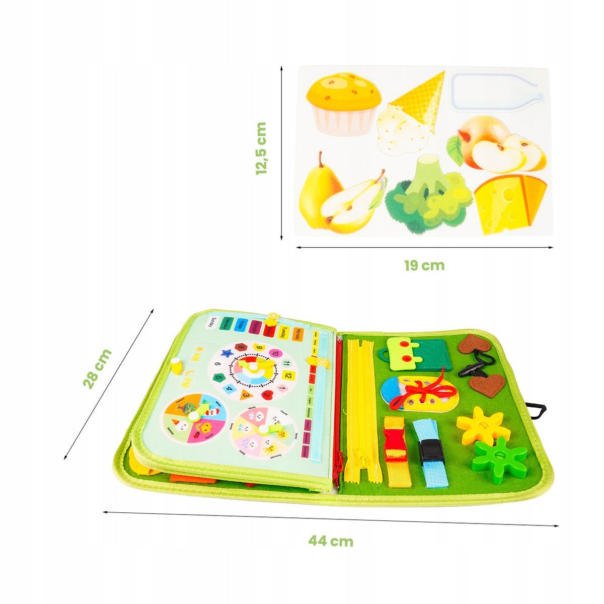 SENSORY FELT BOOK MONTESSORI QUIET BOOK QUIET 3D BOOK Packaging status original