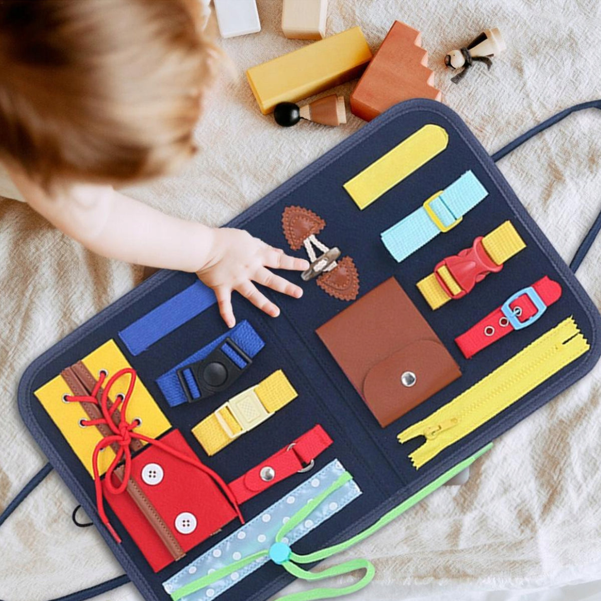 SENSORY MANIPULATION BOARD ARCADE MONTESSORI XXL FOR CHILDREN Manufacturer code 110570