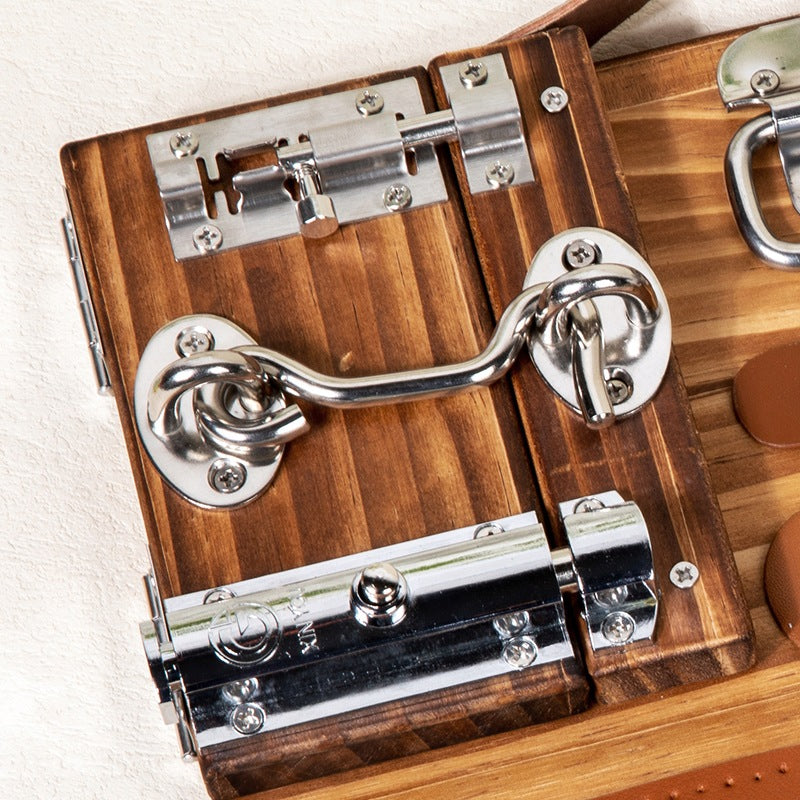 SENSORY MANIPULATION BOARD BUSY BOARD MUSIC BOX LOCKS FOR CHILDREN 3+ Manufacturer code ZNZMLB
