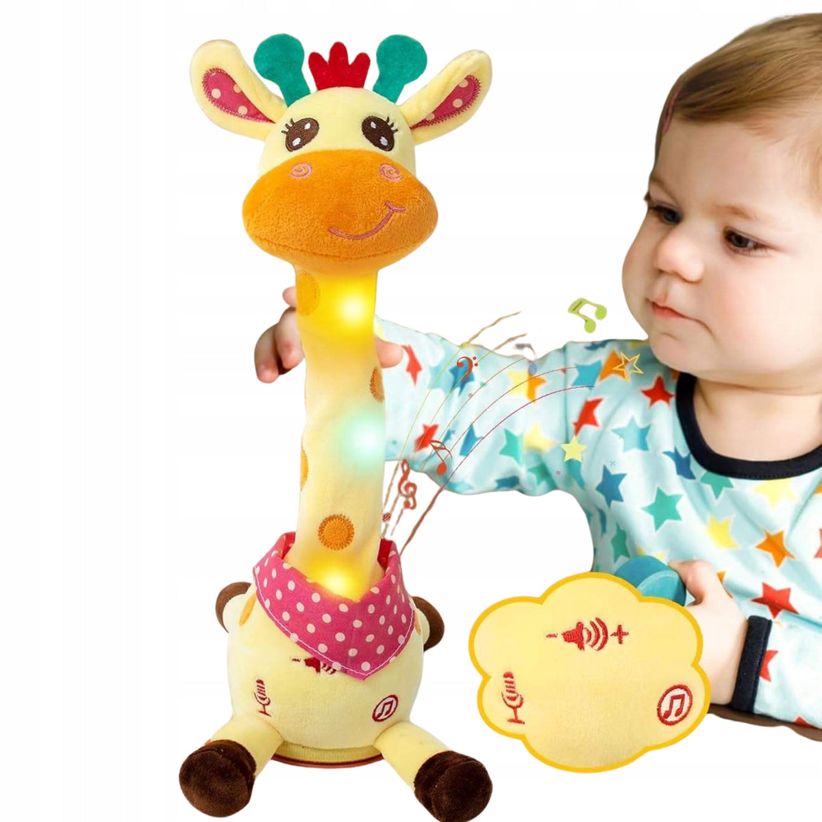 SENSORY PLUSH GIRAFFE SINGING AND DANCING FOR BABIES Packaging status original