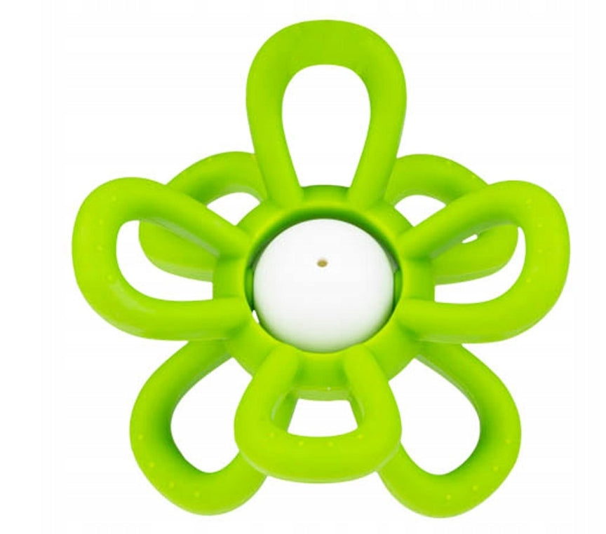 SENSORY RATTLE FLOWER GREEN DUMEL 45575