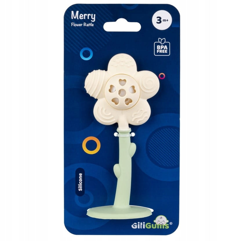 SENSORY RATTLE GILIGUMS JOYFUL FLOWER 3M+ Manufacturer code 5905692300535