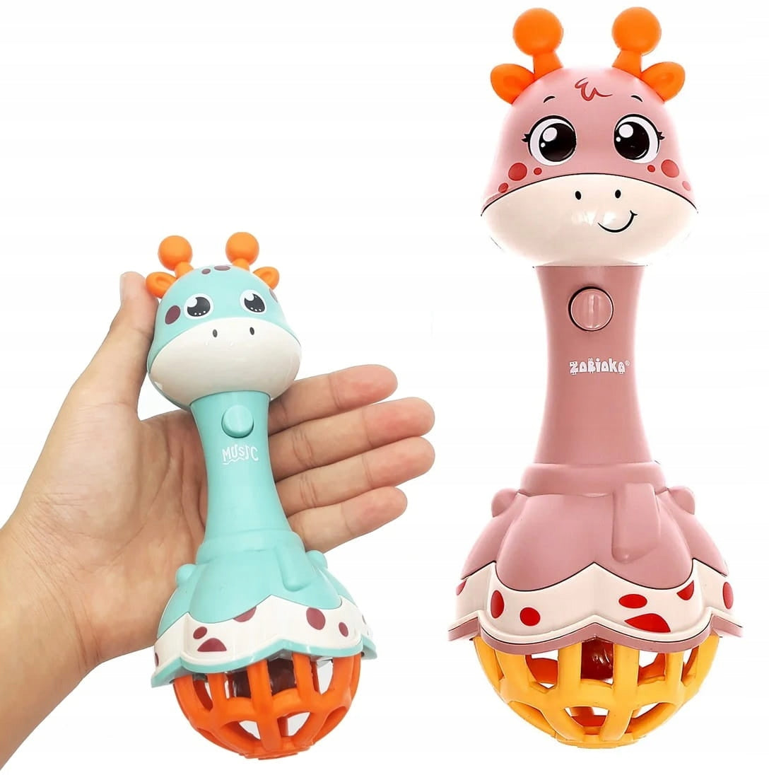 SENSORY RATTLE TEETHER LIGHT SOUND 17 CM