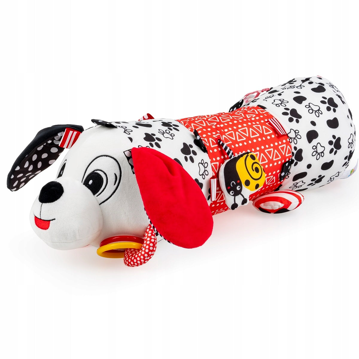 SENSORY ROLLER DOG PILLOW TEETHER FOR BABIES BALIBAZOO Dumel Color multicolor