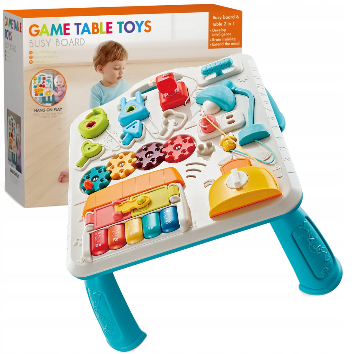 SENSORY TABLE Interactive FOR CHILDREN Educational Manipulation Board