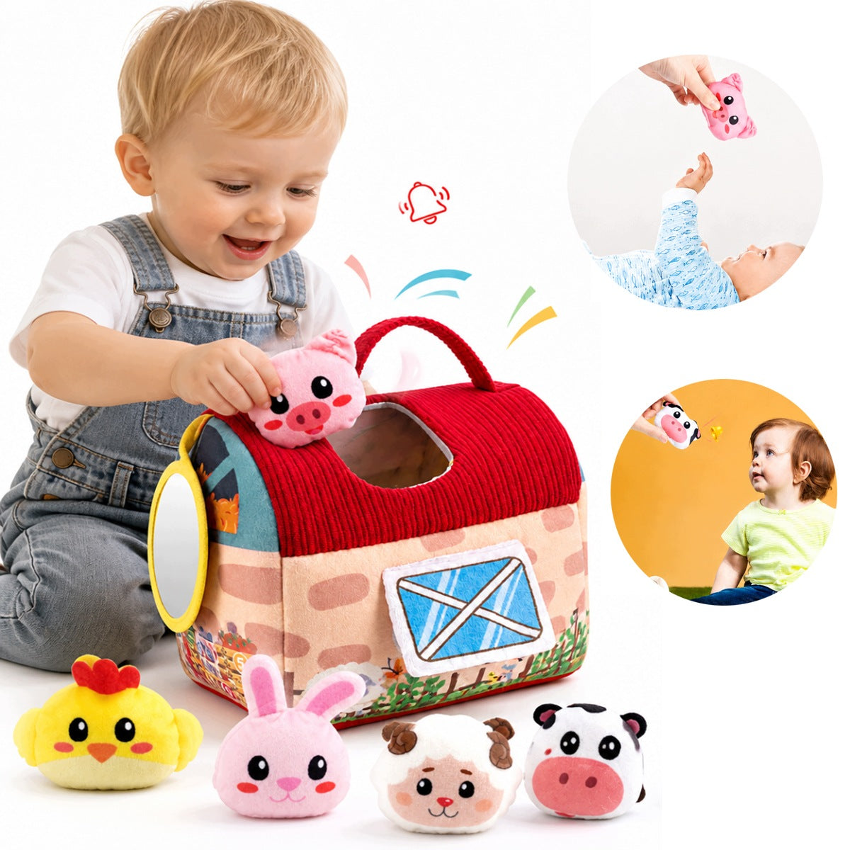 SENSORY TOY FARM FOR TODDLERS GIFT
