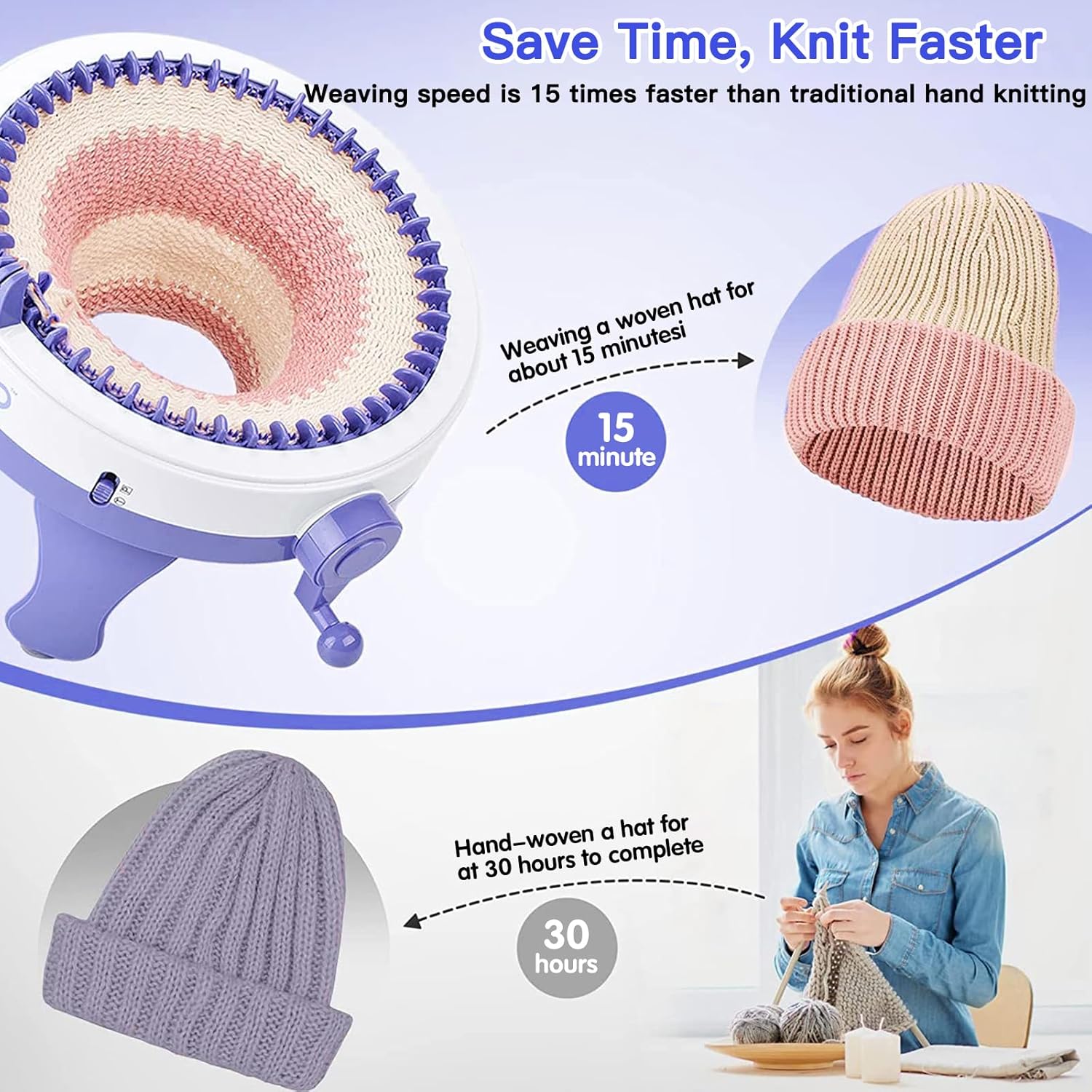 SENTRO knitting machine 48 knitting needles Brand Sentro