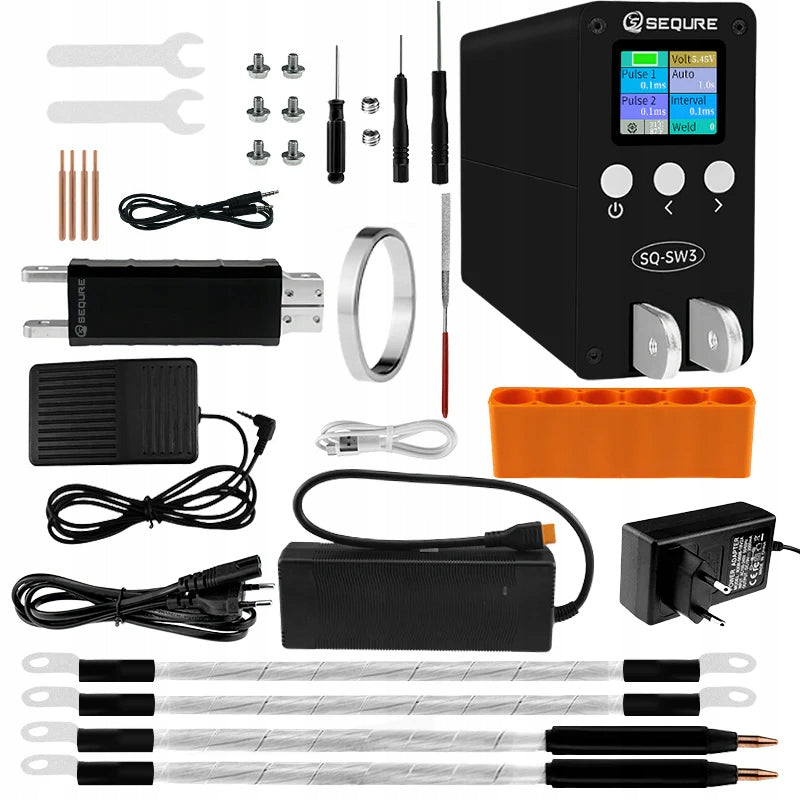 SEQURE SQ-SW3 - capacitor welding machine Batteries included no