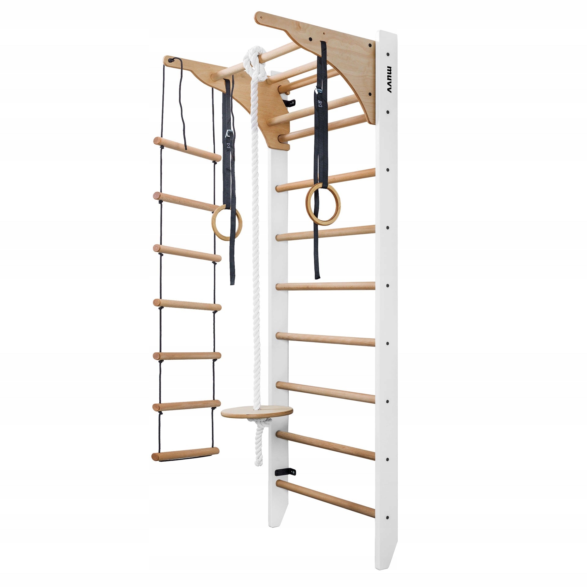SET 220cm WHITE gymnastic ladder for exercise child's room - MUVV Packaging status original