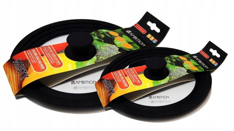 SET 2x UNIVERSAL LID SILICONE AMBITION MISTY 16/18/20 AND 24/26/28CM