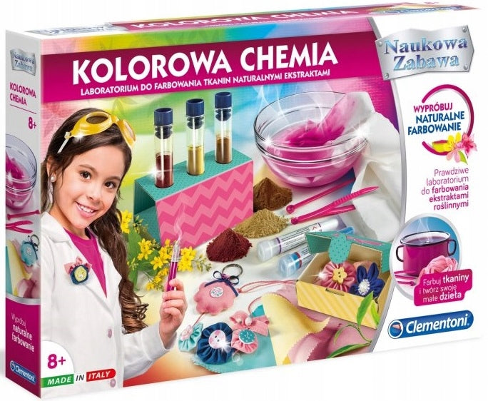 SET CREATIVE LABORATORY COLORFUL CHEMISTRY LEARNING FUN CLEMENTONI