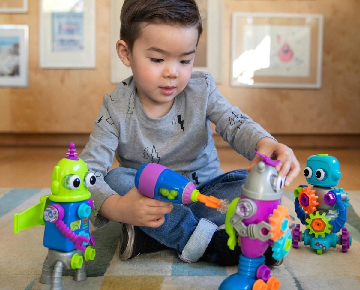 SET CREATIVE ROBOT FOR TWISTING CONSTRUCTION DRILL GIFT CHILDREN Manufacturer code 0001