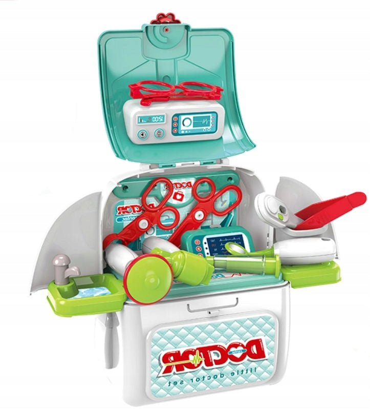 SET DOCTOR SMALL FOR CHILDREN DOCTOR IN BACKPACK PORTABLE Role doctor