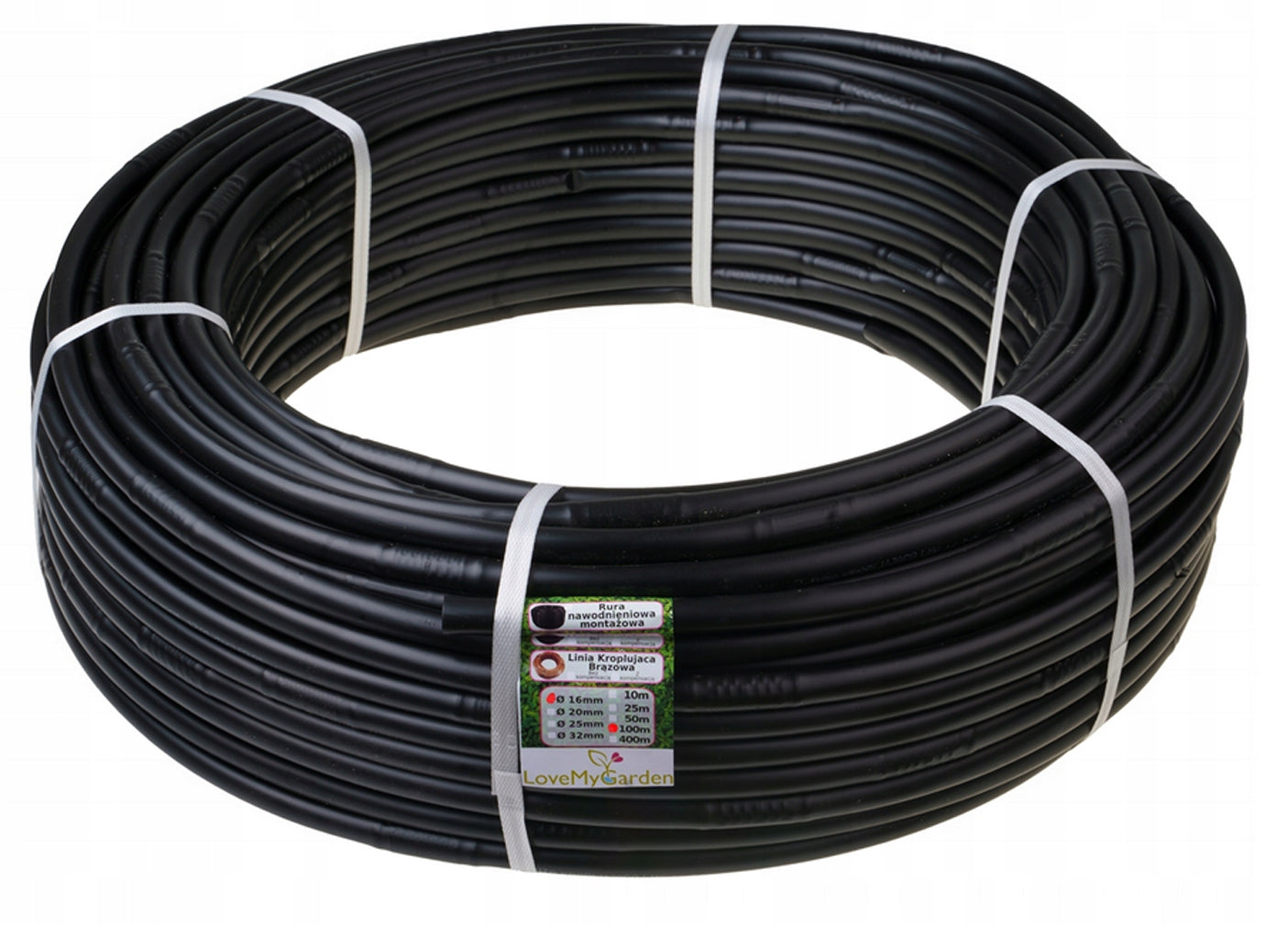 SET Drip line 100m + 100 pins/137 accessories STRONG droplet Brand LoveMyGarden