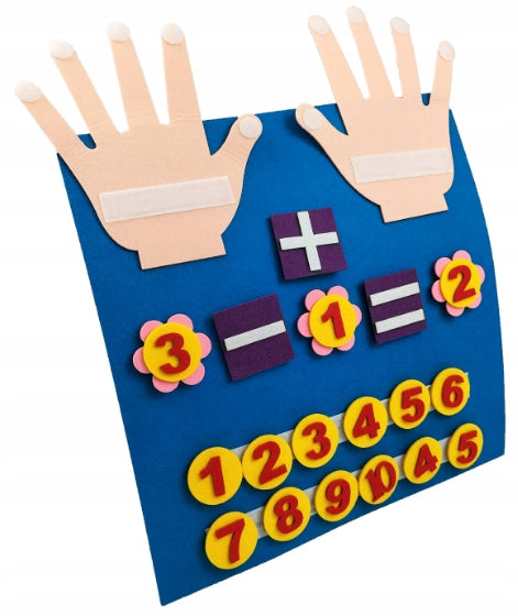 SET EDUCATIONAL ABACUS FINGERS FOR COUNTING STICKS SORTER FOR DZEICKA Packaging status original