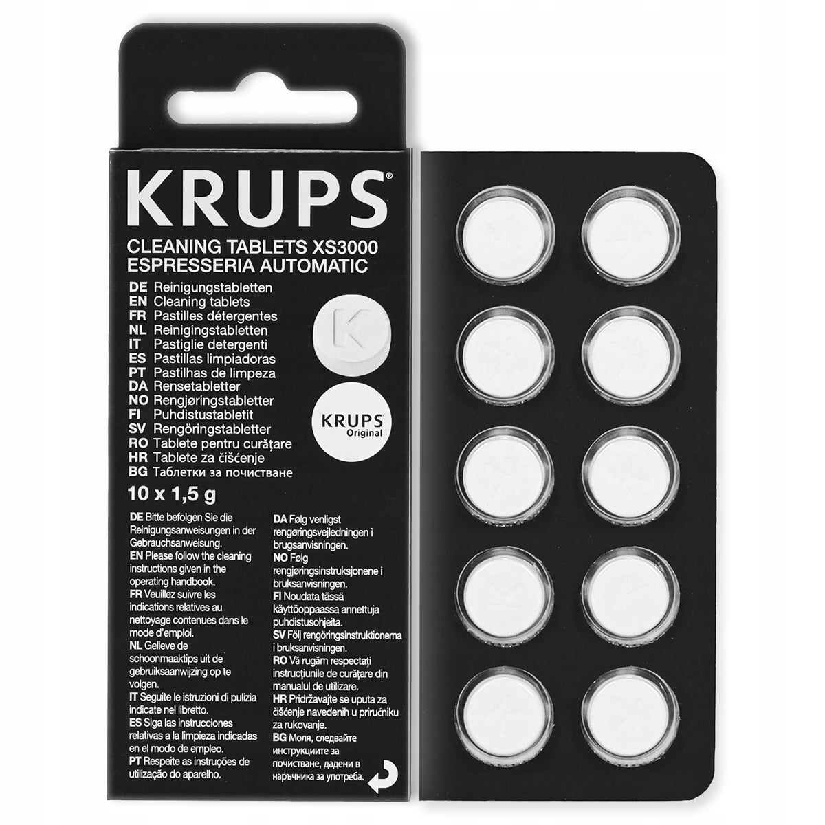SET FILTER + TABLETS + DESCALER KRUPS Manufacturer code ZES1234772