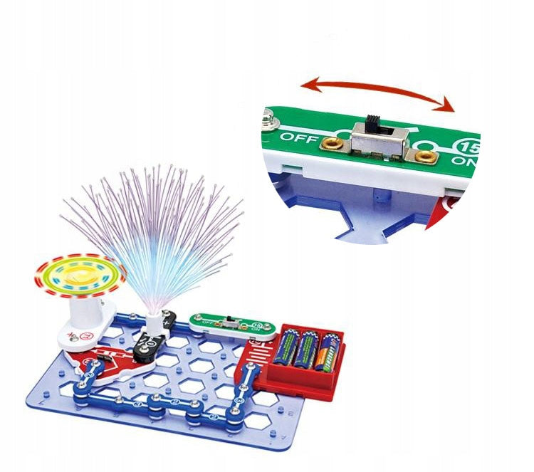 SET FOR CHILDREN SMALL ELECTRONICS - LABORATORY OF ELECTRONICS SCIENTIFIC FUN Packaging status original