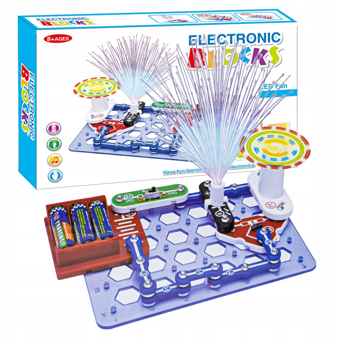 SET FOR CHILDREN SMALL ELECTRONICS - LABORATORY OF ELECTRONICS SCIENTIFIC FUN