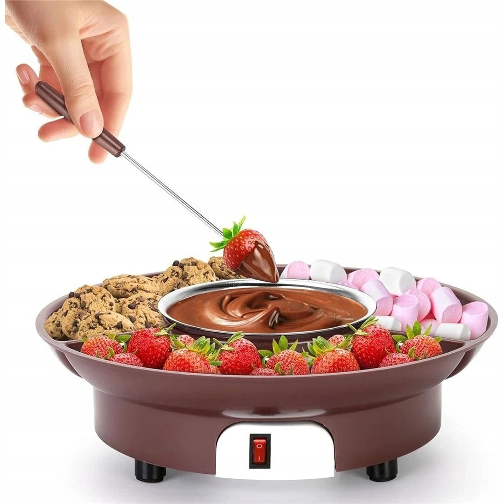 SET FOR FONDUE ELECTRIC FLAMELESS OVERHEATING PROTECTION Packaging status original