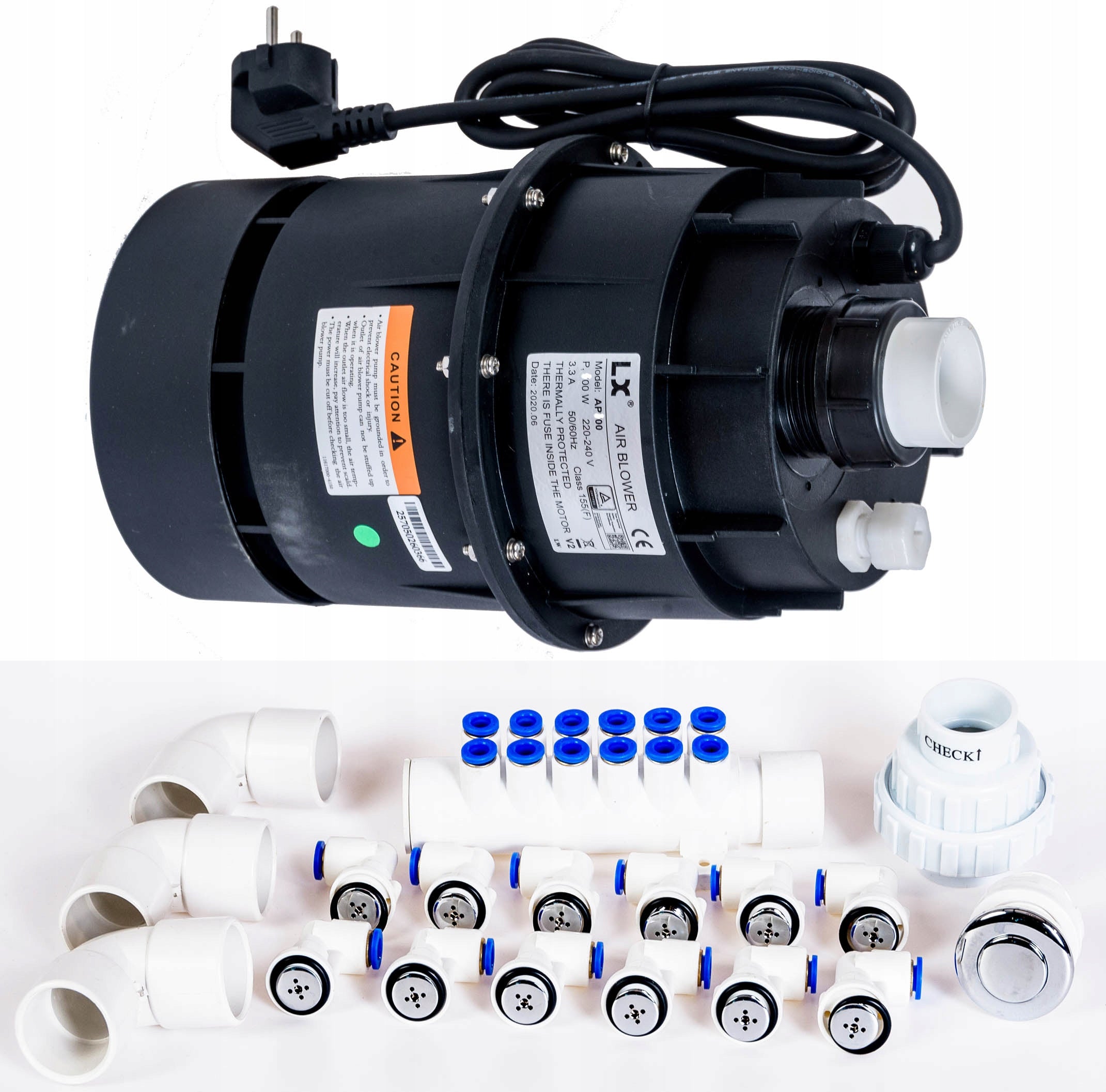 SET FOR JACUZZI BATH SPA BANI PUMP 400W + SET OF 12 NOZZLES