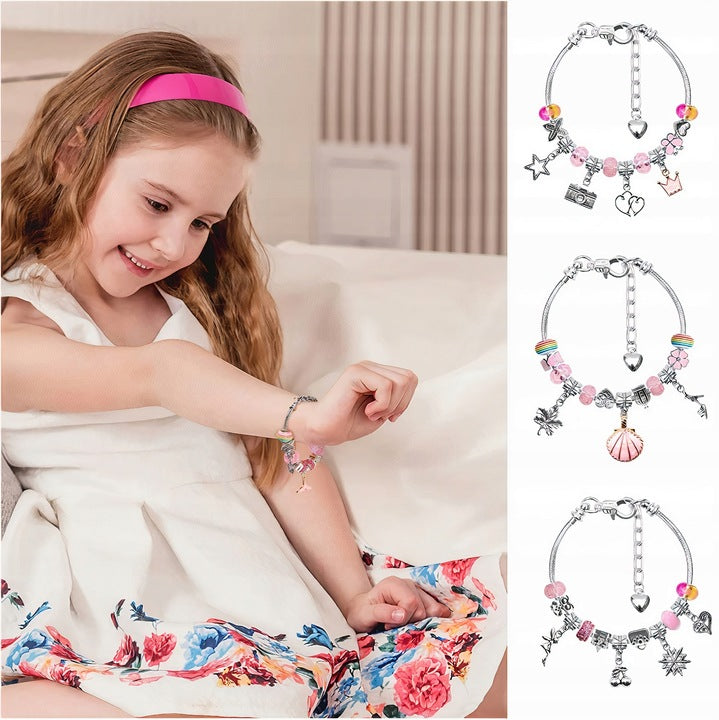 SET FOR MAKING JEWELRY BRACELETS NECKLACES BOX GIFT Manufacturer code Zestaw Do Robienia Bransoletek Naszyjników