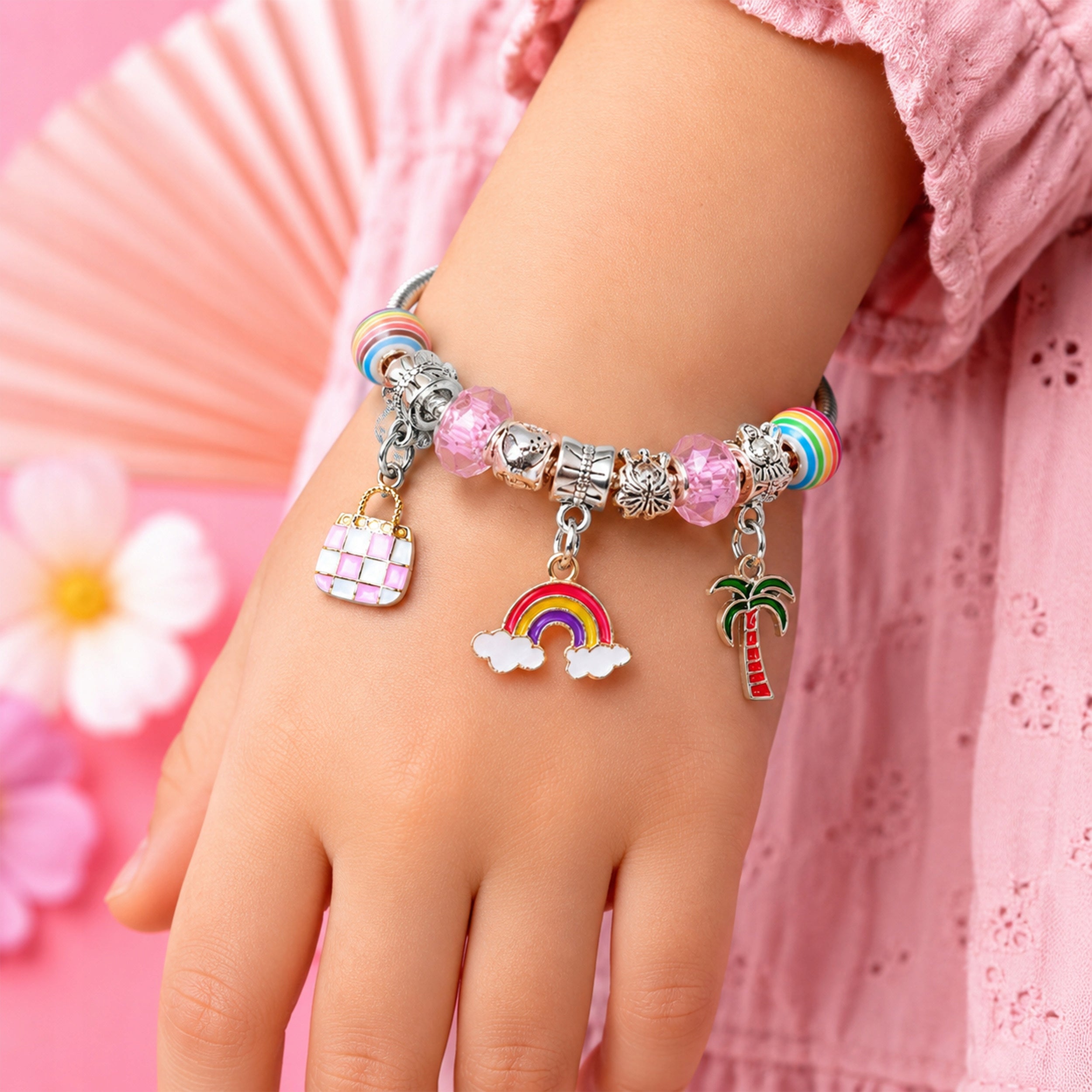 SET FOR MAKING JEWELRY BRACELETS NECKLACES GIFT DIY CREATIVE Packaging status original