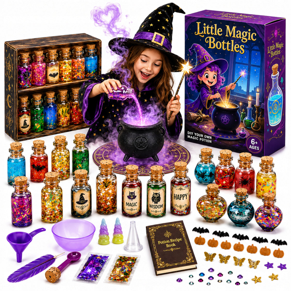 SET FOR MAKING MAGIC POTIONS XXL Magic potions for children Packaging status original