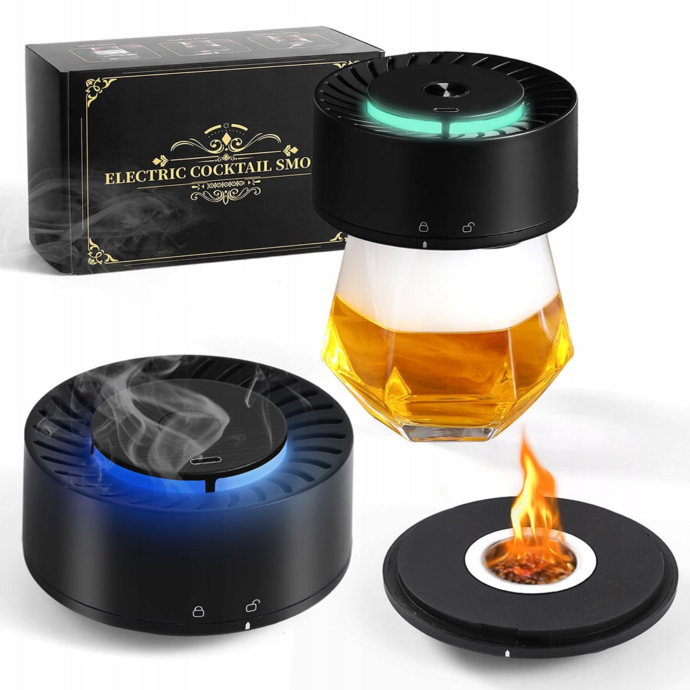 SET FOR SMOKING WHISKEY SMOKER ELECTRIC USB 6 TYPES OF WOOD CHIPS GIFT EAN (GTIN) 6905003436204