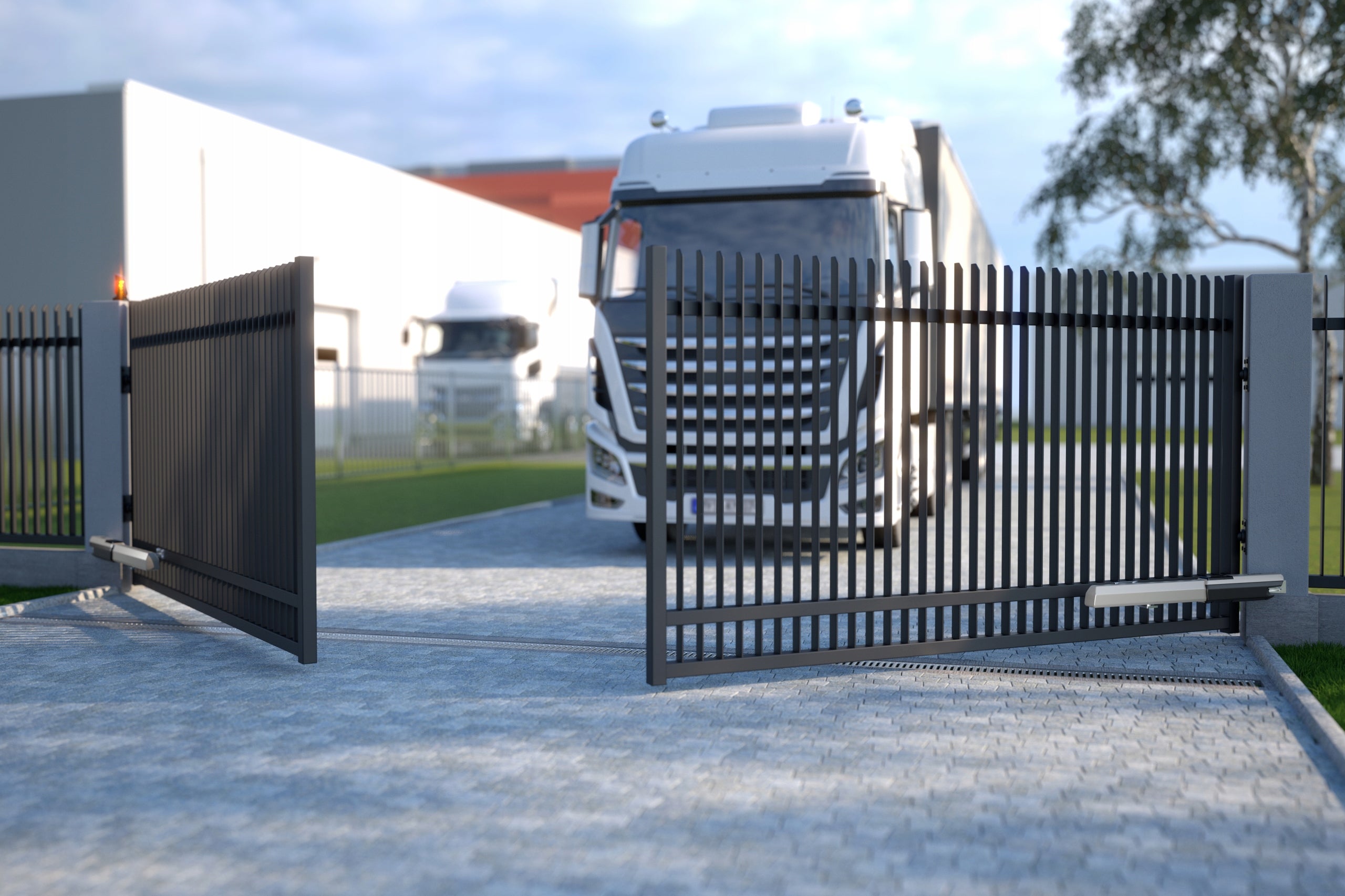 SET FOR SWING GATE FORCE GT500 LS UP TO 10 M 1000 KG WITH ENDS Supply voltage 230 V