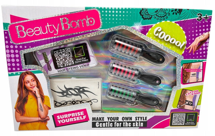 SET FOR TATTOOS AND HAIR DYES