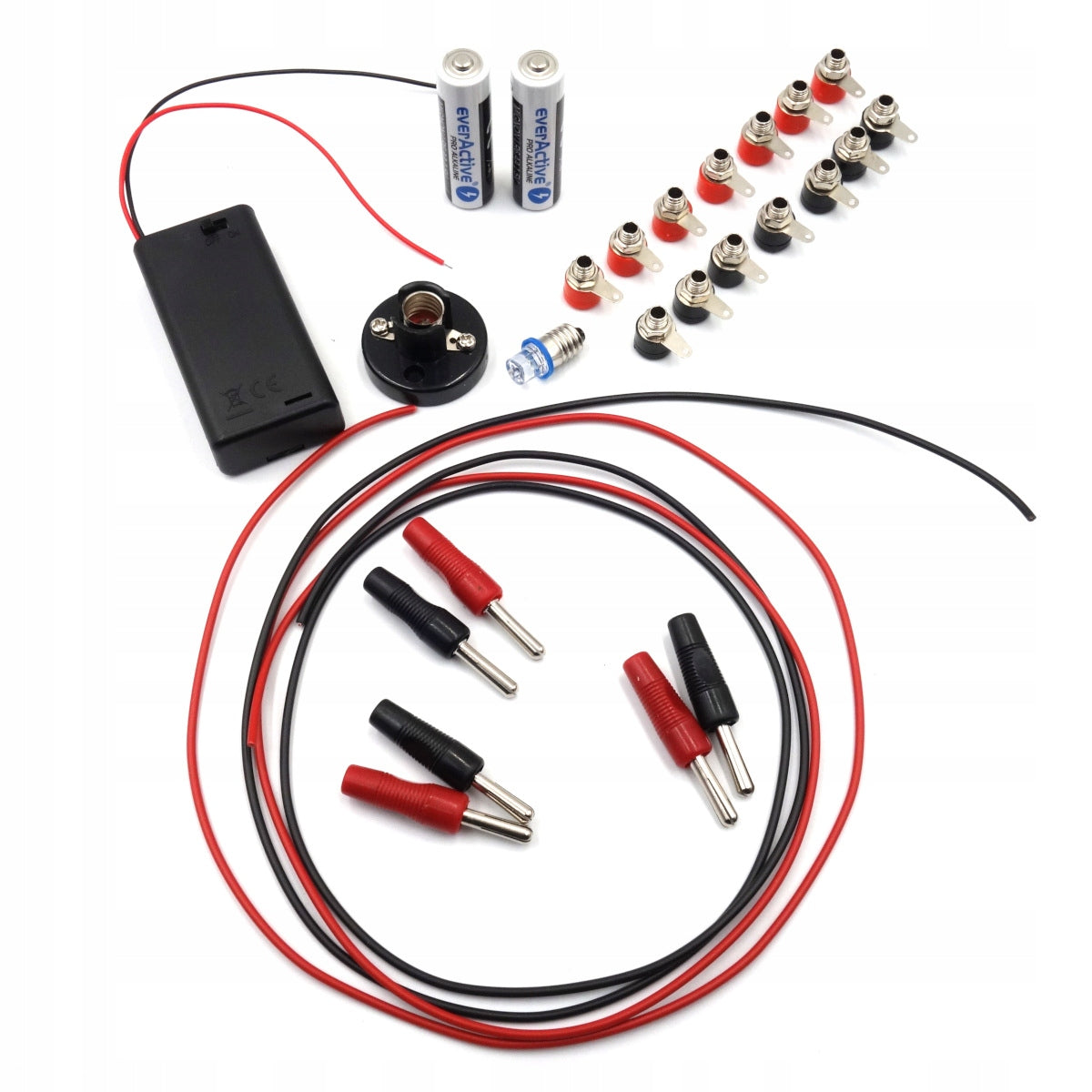 SET FOR TECHNICAL CLASSES FOR THE CONSTRUCTION OF SIMPLE ELECTRICAL CIRCUITS KL 4-6