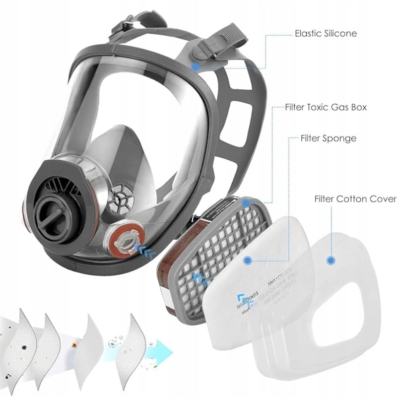 SET FULL FACE PAINT MASK 6800 COMPLETE DUST FILTERS Medical device no