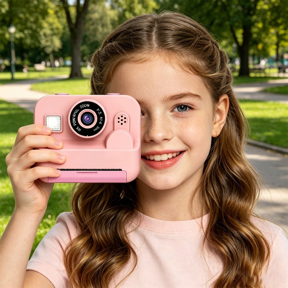 SET INSTANT DIGITAL CAMERA WITH THERMAL PRINTER FOR CHILDREN ROLLER Kid's age 6＋ months