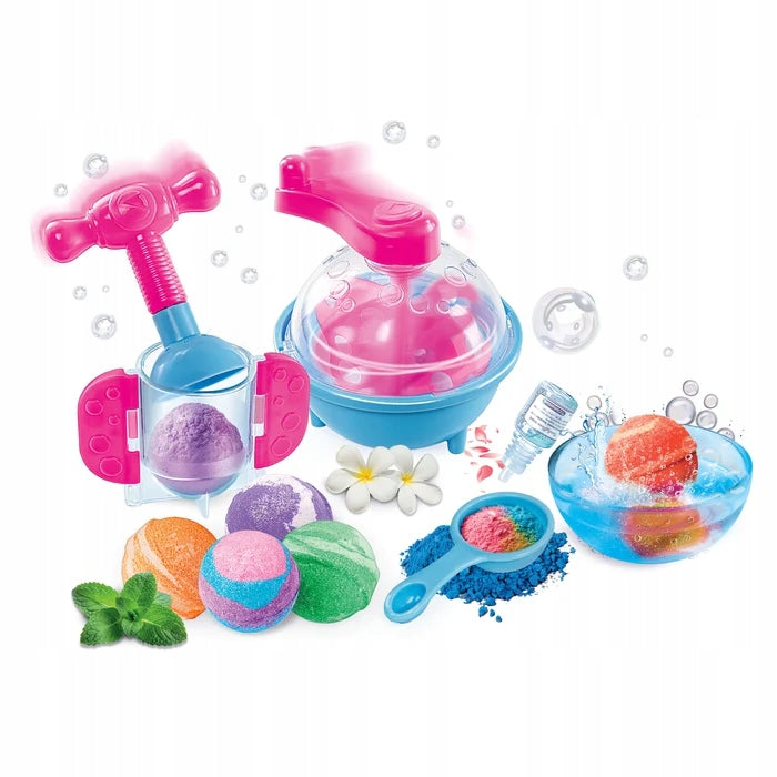 SET LABORATORY FRAGRANT BATH BALLS LEARNING FUN 8 CLEMENTONI Brand Clementoni