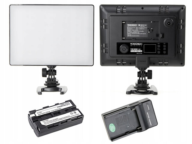 SET Lamp Yongnuo YN-300 AIR LED charger battery