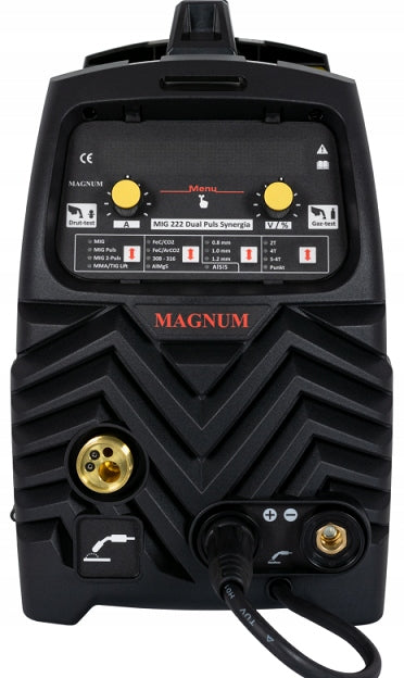 SET MAGNUM MIG 222 DUAL PULSE SYNERGY LED CYLINDER TIG REDUCER Brand Magnum