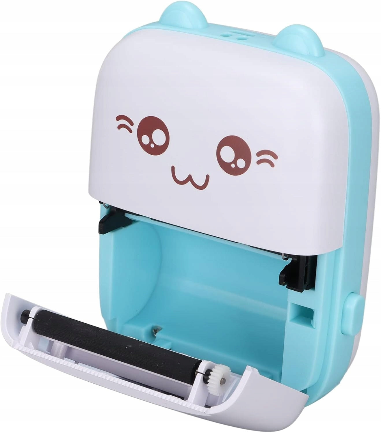SET MINI PRINTER PRINT BLUE KITTY C9 THERMAL PHOTOS FOR CHILDREN Packaging status original