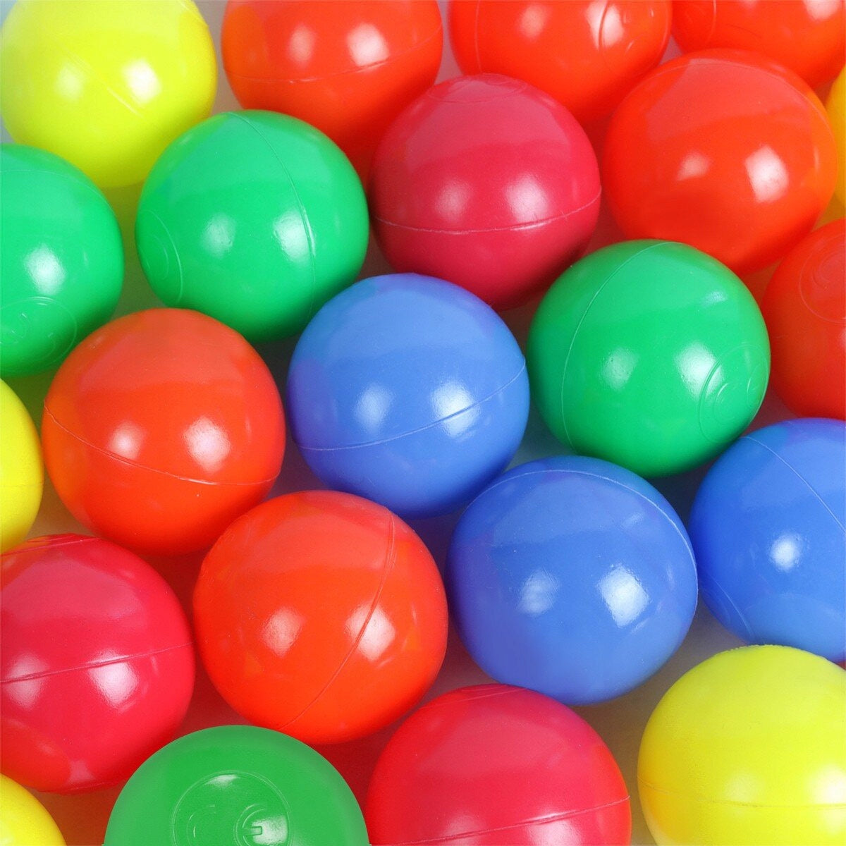 SET OF 100 PCS COLORFUL BALLS PLASTIC BALLS FOR POOL PLAY Packaging status original