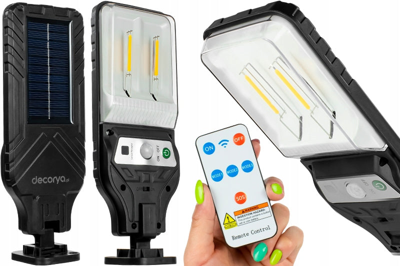 SET OF 2 LED SOLAR LIGHT GARDEN LANTERN DUSK MOTION SENSOR Brand Decorya