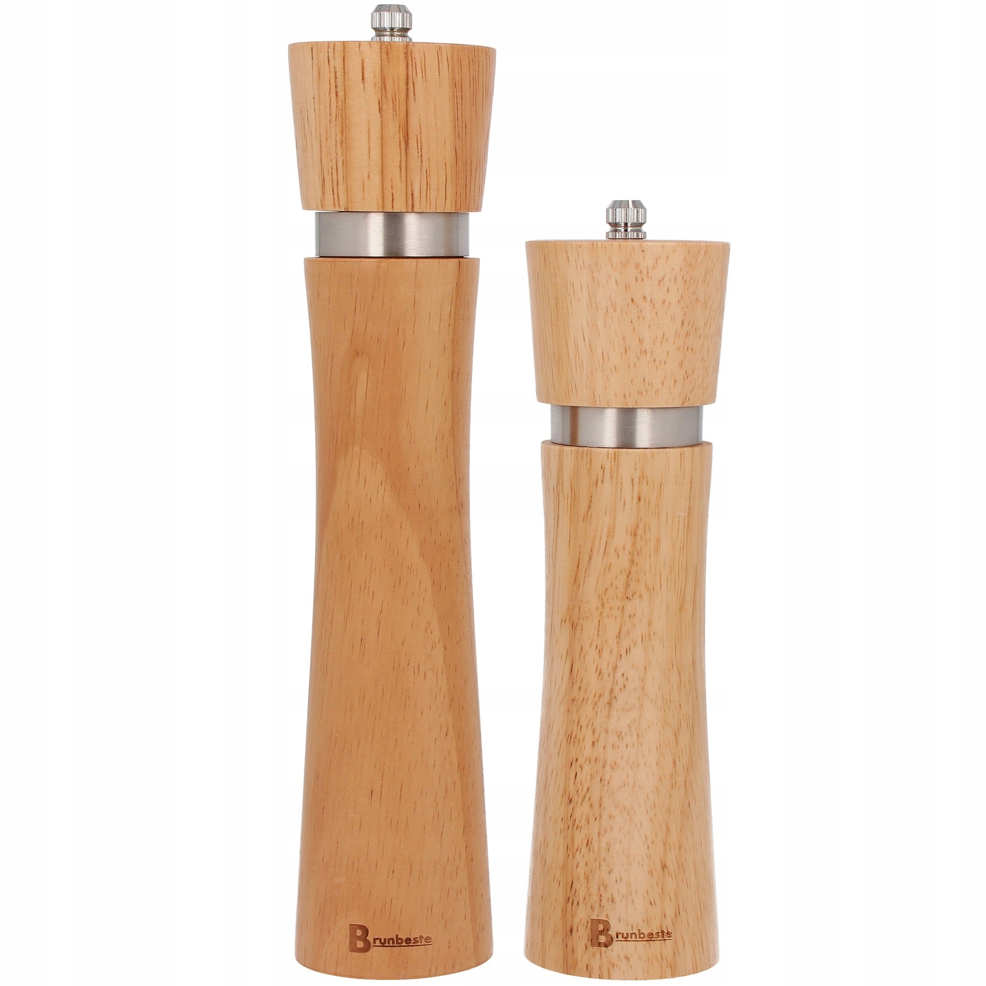 SET OF 2 MILLERS FOR SALT PEPPER SPICE WOOD