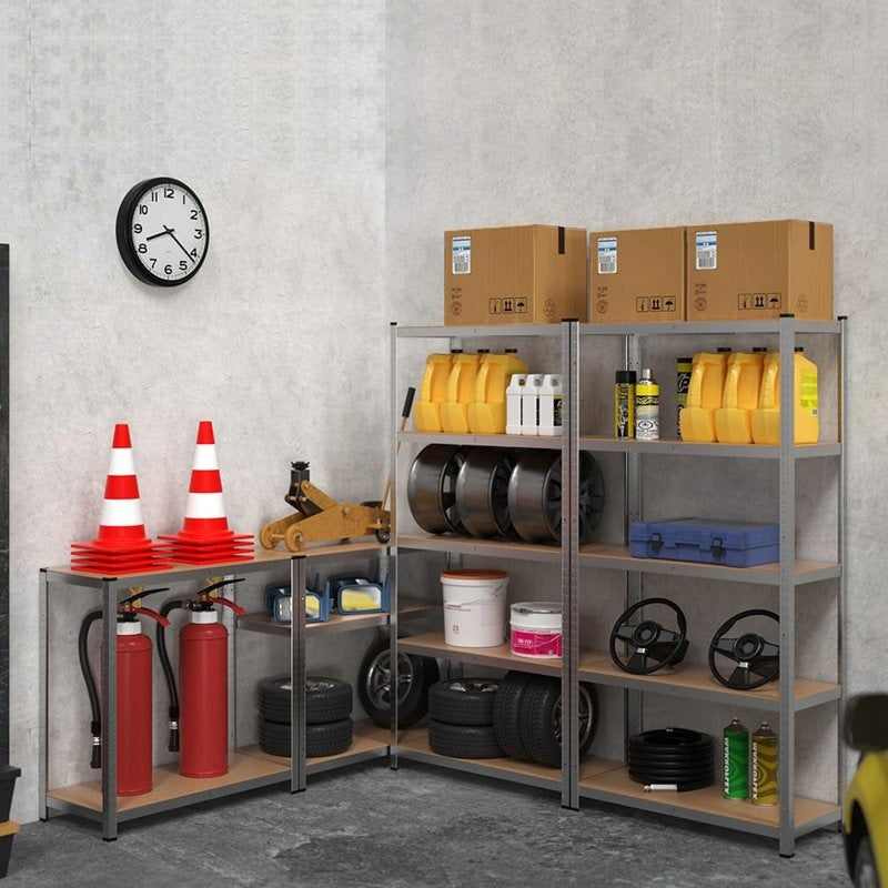 SET OF 2 x METAL STORAGE RACK FOR GARAGE 170x75x30cm Packaging status original