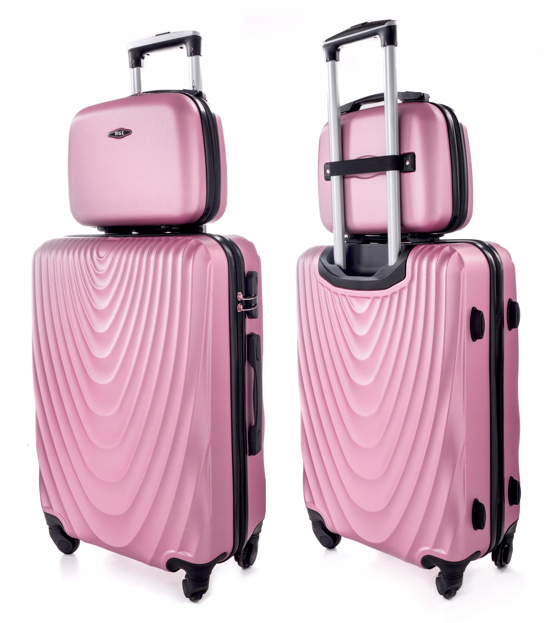 SET OF 2IN1 MEDIUM SUITCASE XL TRAVEL + CHEST Kind hard