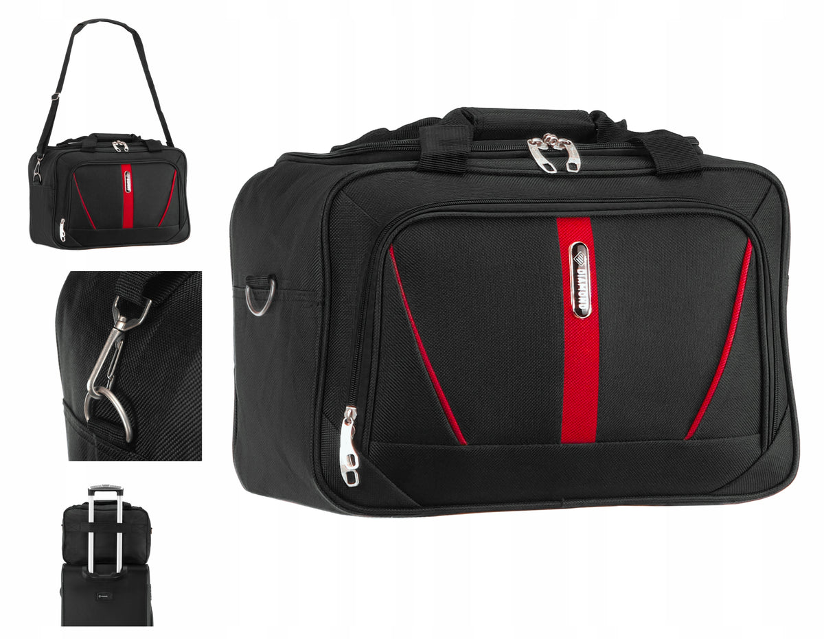 SET OF 2IN1 TRAVEL SUITCASE MEDIUM M + BAG BLACK LUGGAGE 4 WHEELS C330 Manufacturer code C330_M+BC