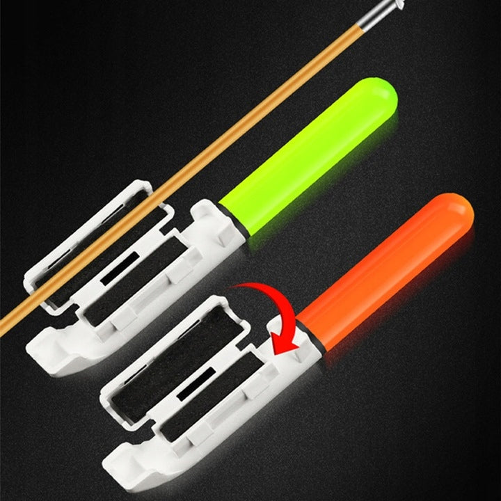 SET OF 2pcs GLOWING BEACON for tip FEEDER 4x battery CHARGER Brand Miracle Fish