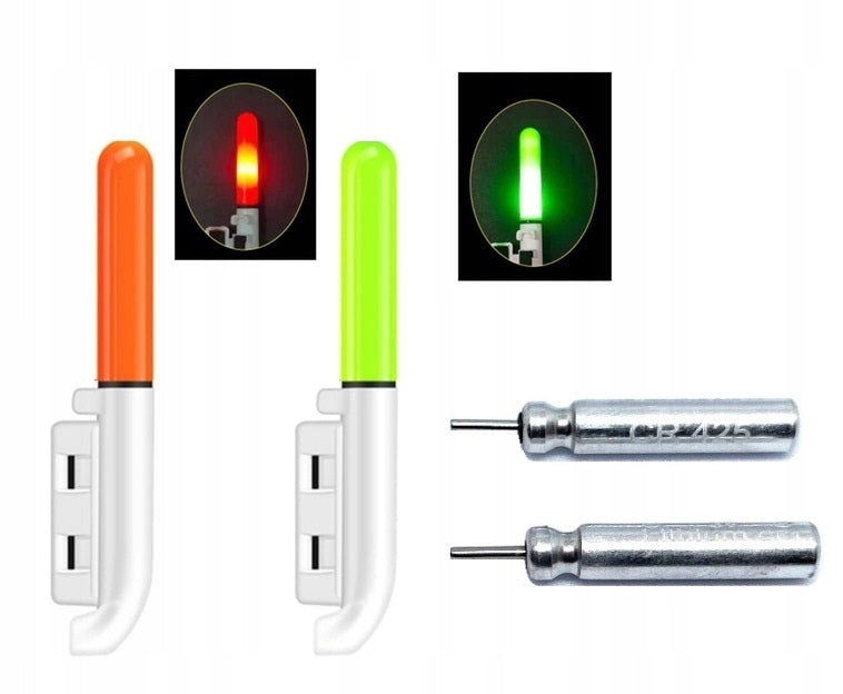 SET OF 2pcs GLOWING BEACON for tip FEEDER 4x battery CHARGER Packaging status original