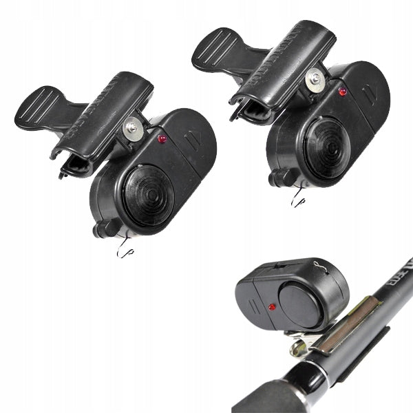 SET OF 2x BITE BEACON FOR FISHING ROD CLIP