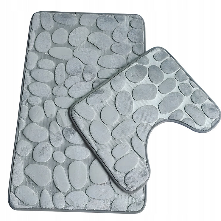 SET OF 3 BATHROOM RUGS FOR BATHROOM TOILET NON-SLIP ABSORBENT Packaging status original