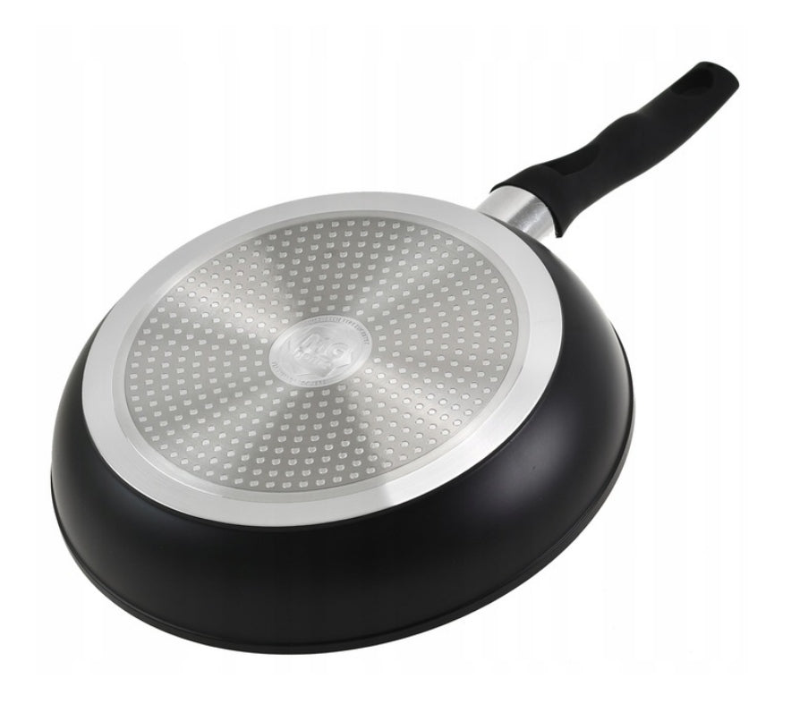 SET OF 3 PANS 20/24/28 CM WITH TEMPERATURE SENSOR Thermo Sensor TEFLON Brand MG Home